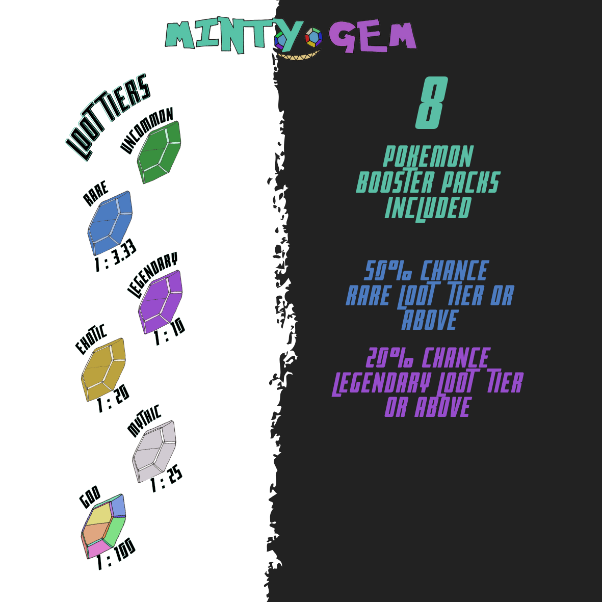 Minty Gem Booster Pack Trainer Bag V3