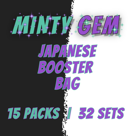 Minty Gem Japanese Booster Bundle Bag - 15 Packs
