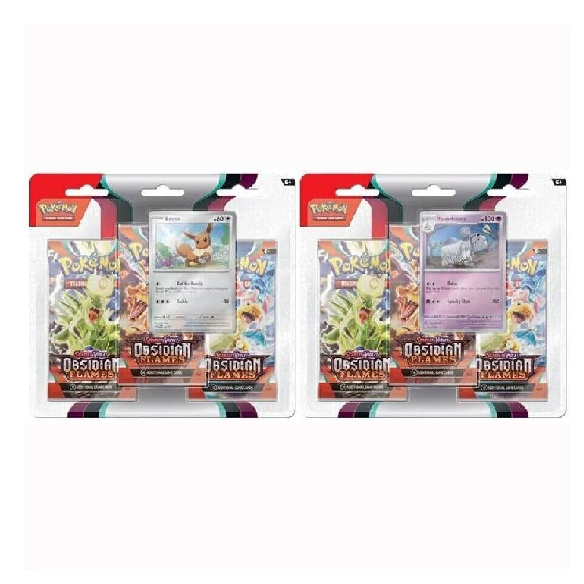 Obsidian Flames 3-Pack Blister - Sealed Case