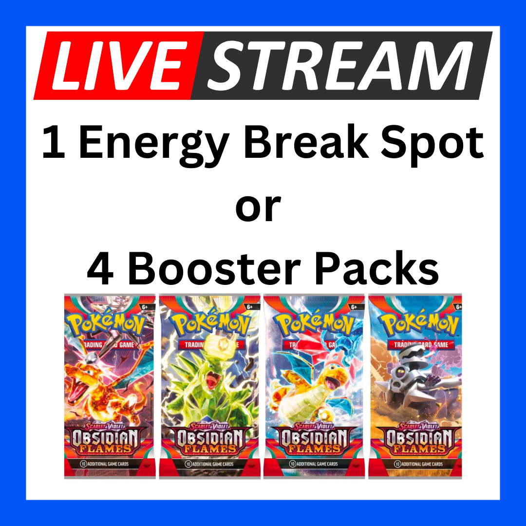 Live Energy Break Game - 8 spots - 32 packs - Pokemon