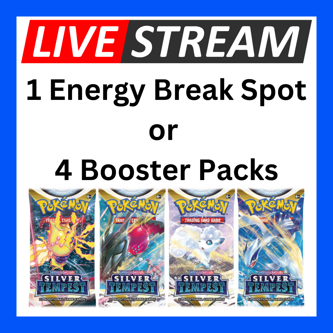 Live Energy Break Game - 8 spots - 32 packs - Pokemon