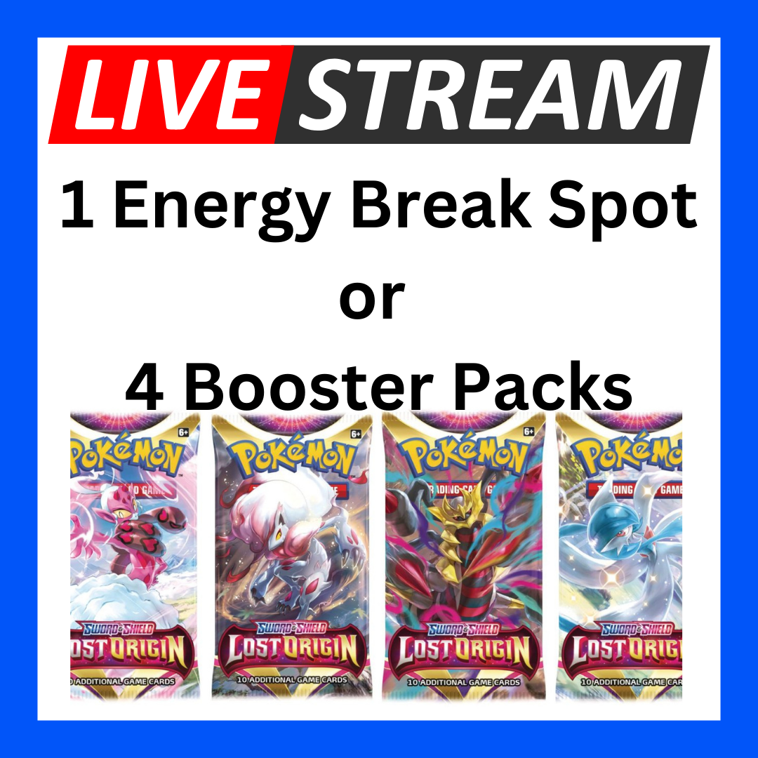 Live Energy Break Game - 8 spots - 32 packs - Pokemon