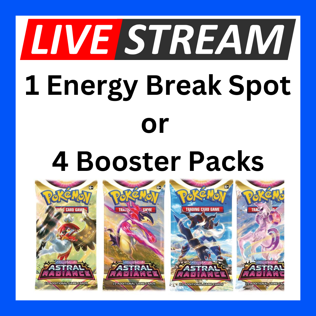 Live Energy Break Game - 8 spots - 32 packs - Pokemon