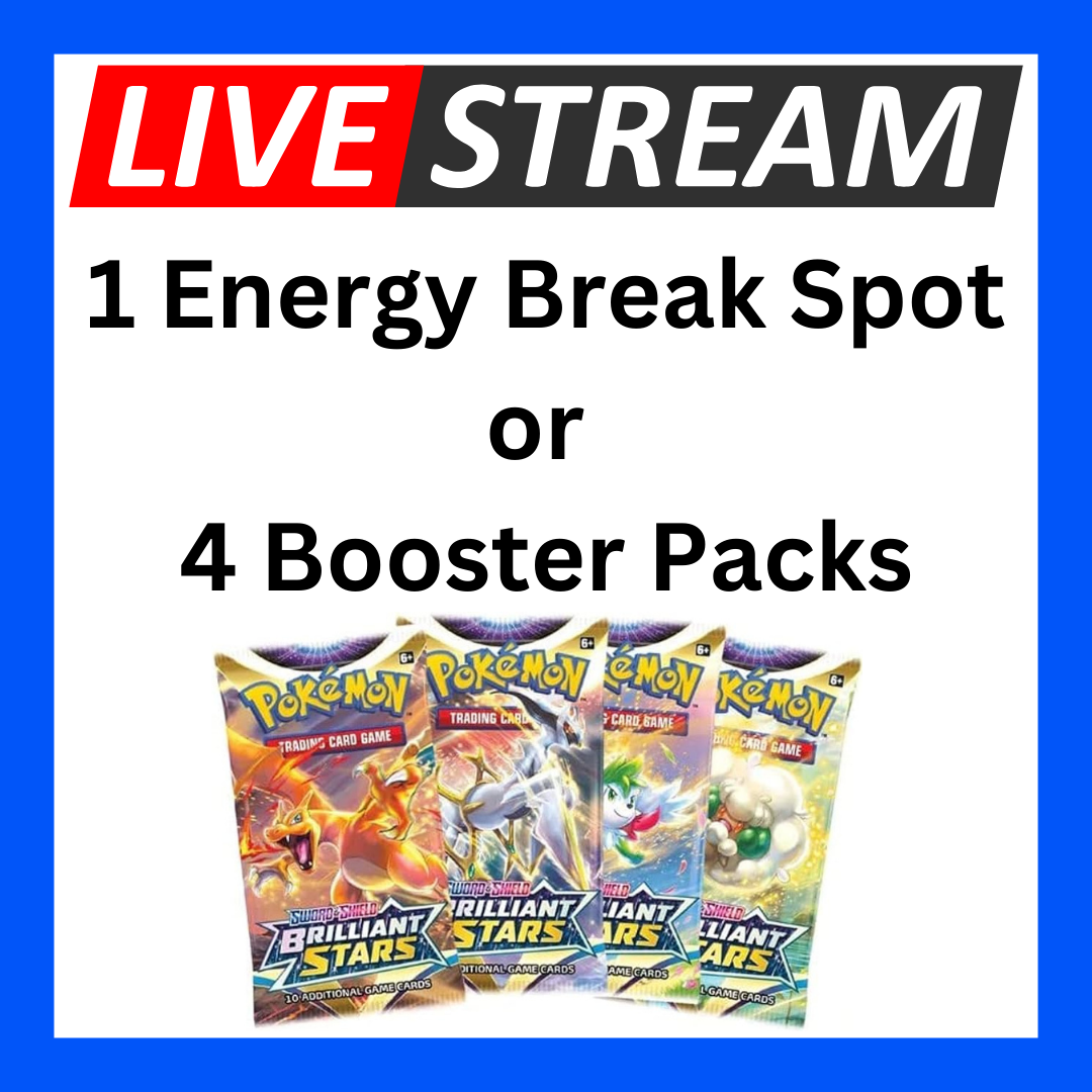 Live Energy Break Game - 8 spots - 32 packs - Pokemon