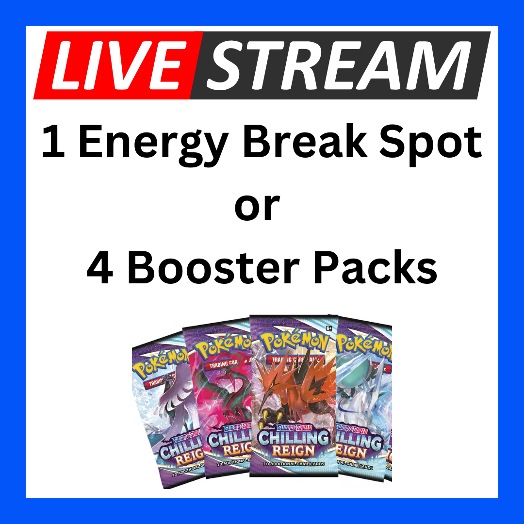 Live Energy Break Game - 8 spots - 32 packs - Pokemon