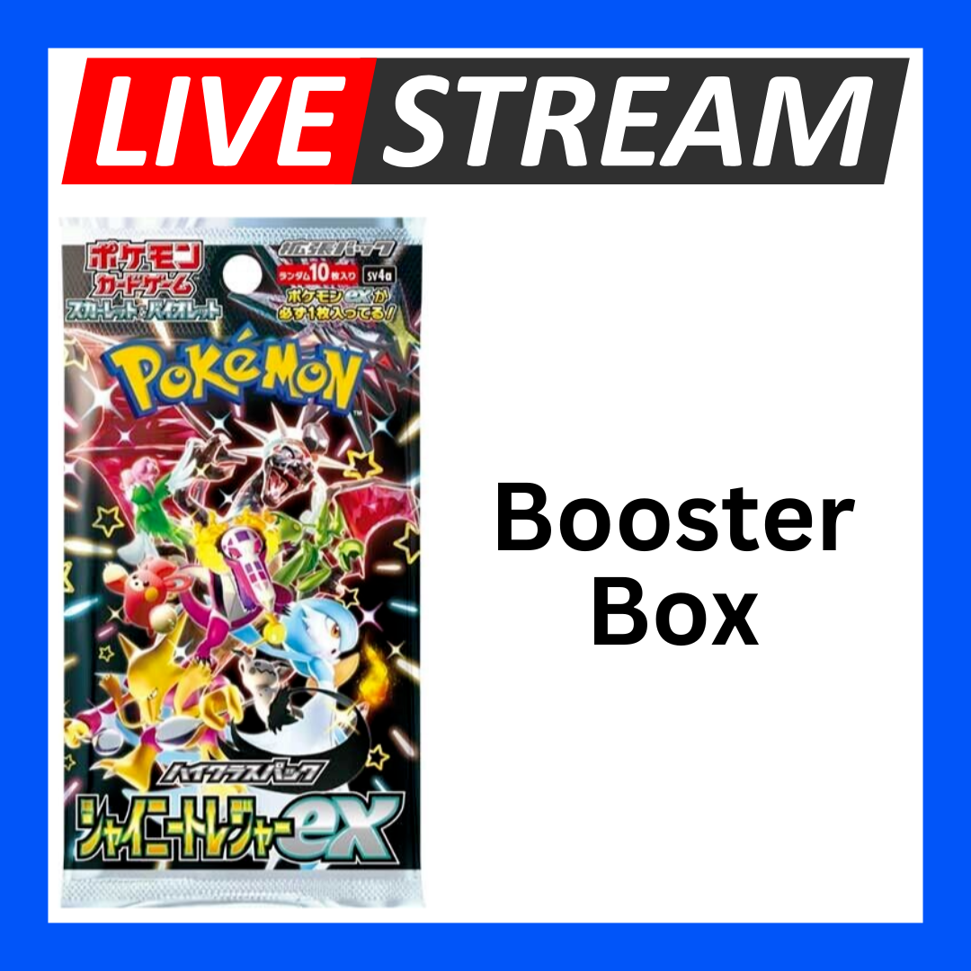 Japanese Booster Packs - Pokemon - Live Streaming