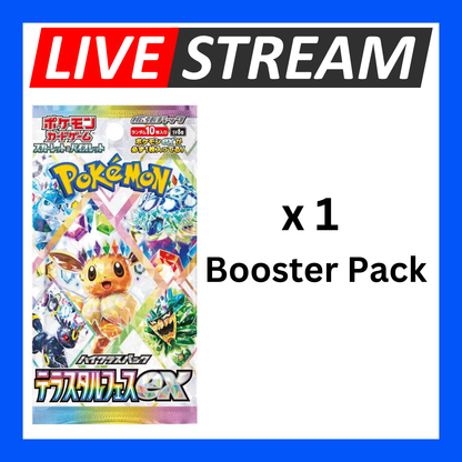 Japanese Booster Packs - Pokemon - Live Streaming