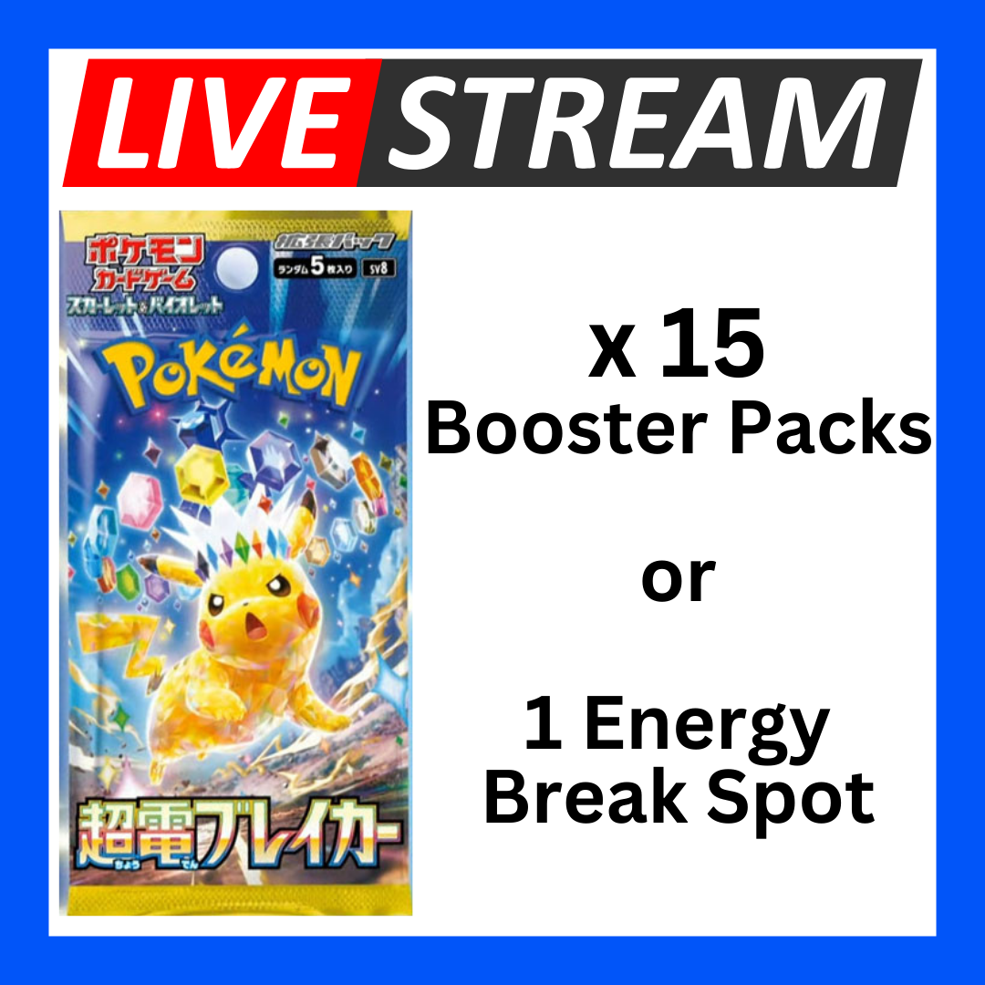 Japanese Booster Packs - Pokemon - Live Streaming
