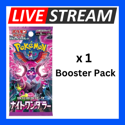 Japanese Booster Packs - Pokemon - Live Streaming