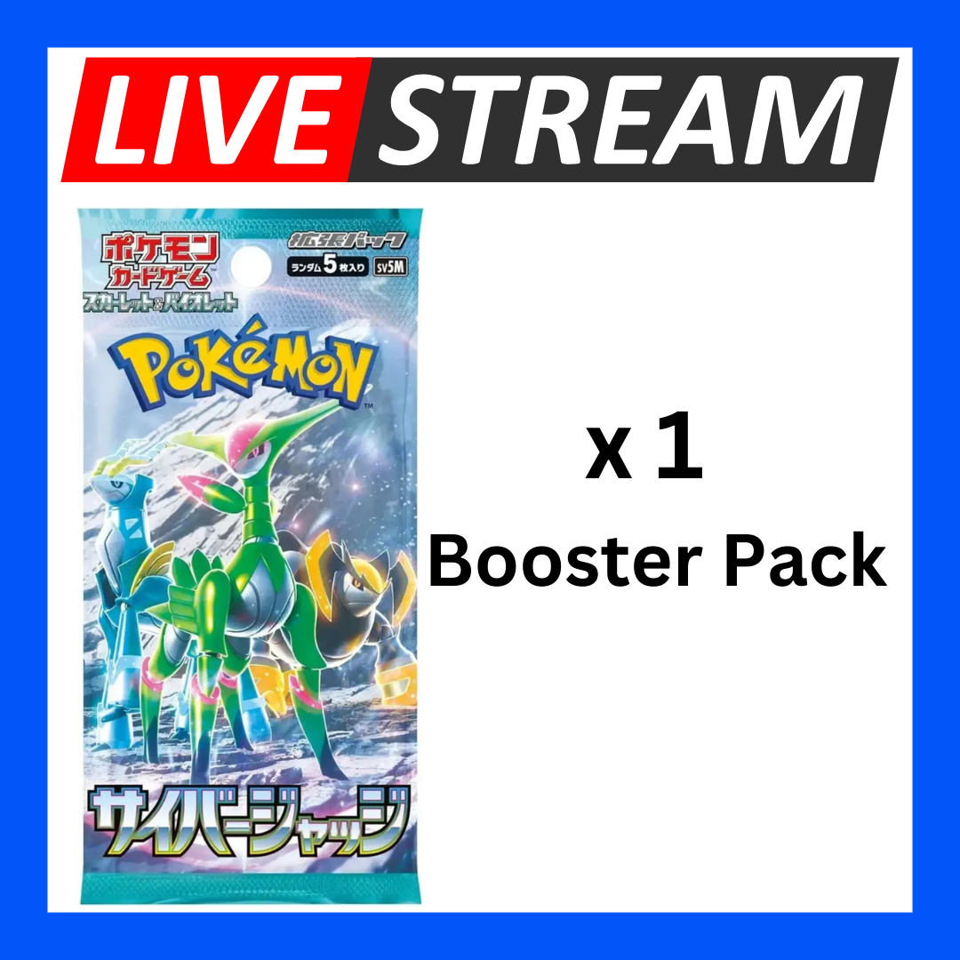 Japanese Booster Packs - Pokemon - Live Streaming