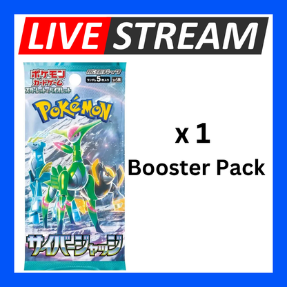 Japanese Booster Packs - Pokemon - Live Streaming