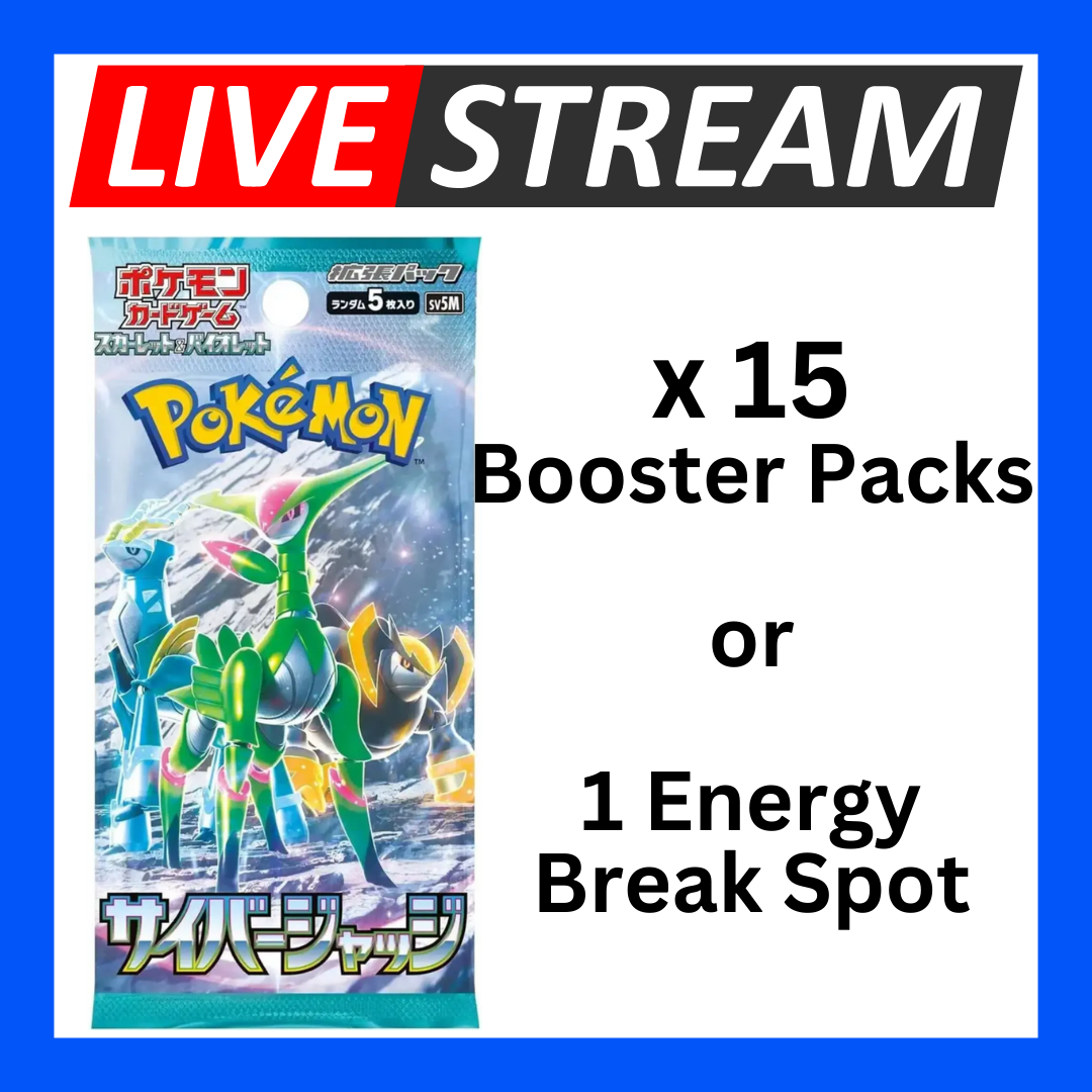 Japanese Booster Packs - Pokemon - Live Streaming