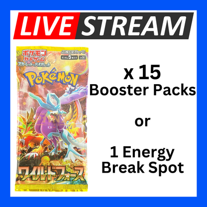 Japanese Booster Packs - Pokemon - Live Streaming