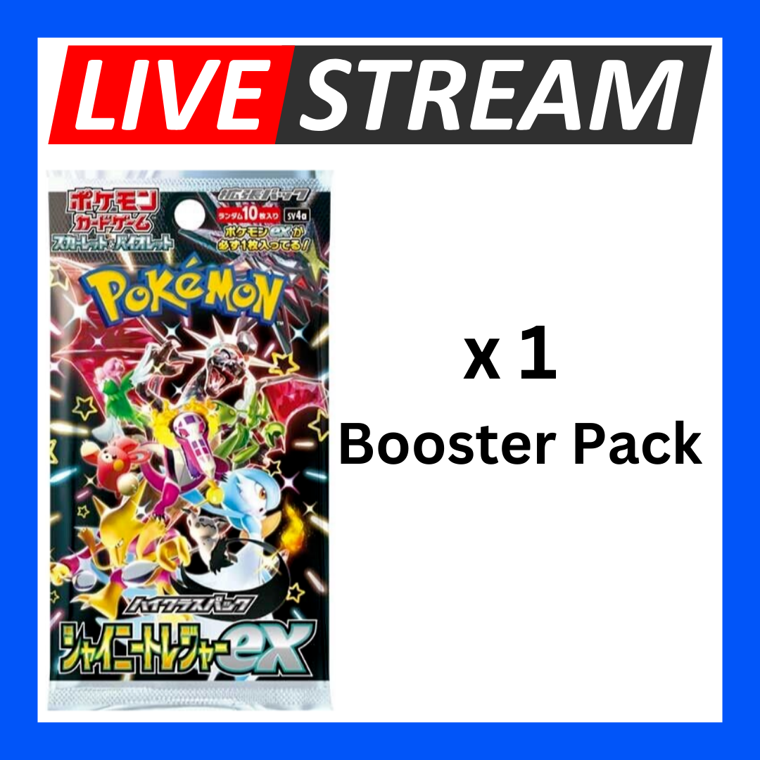 Japanese Booster Packs - Pokemon - Live Streaming