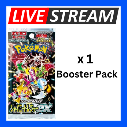 Japanese Booster Packs - Pokemon - Live Streaming