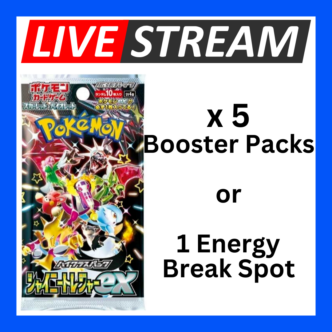 Japanese Booster Packs - Pokemon - Live Streaming