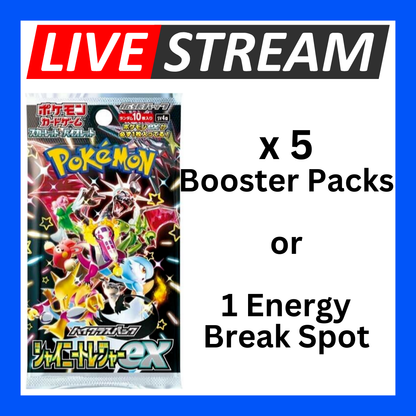 Japanese Booster Packs - Pokemon - Live Streaming