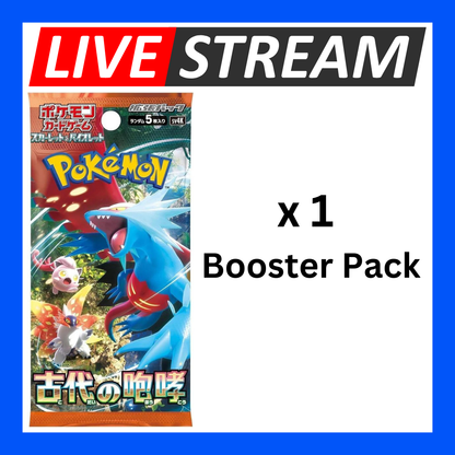 Japanese Booster Packs - Pokemon - Live Streaming