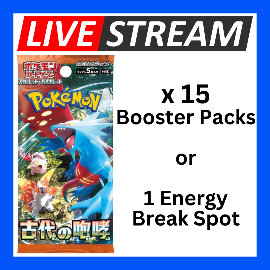 Japanese Booster Packs - Pokemon - Live Streaming