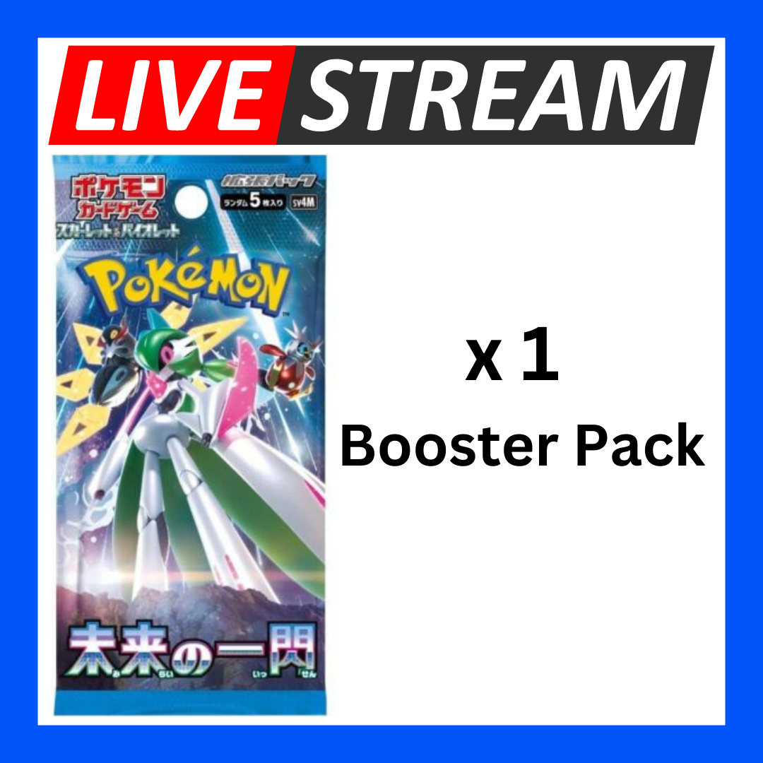 Japanese Booster Packs - Pokemon - Live Streaming