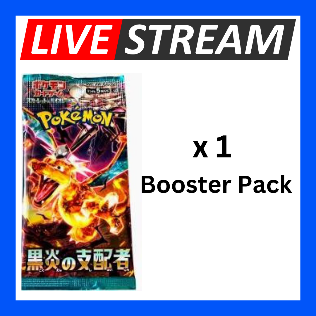 Japanese Booster Packs - Pokemon - Live Streaming