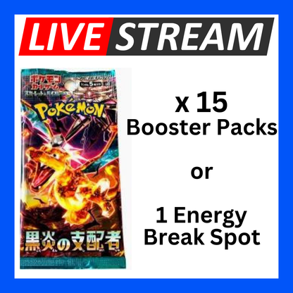 Japanese Booster Packs - Pokemon - Live Streaming