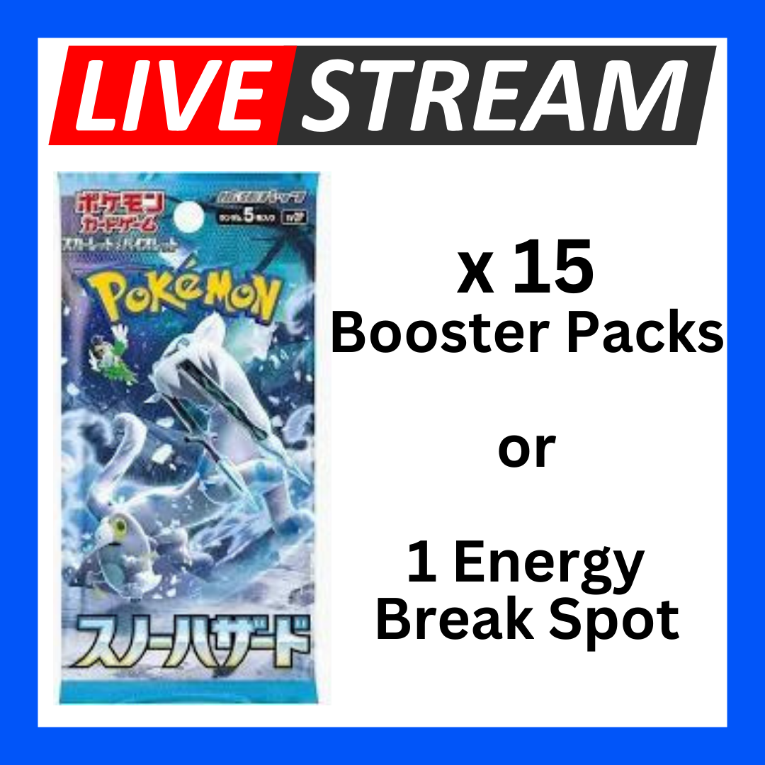 Japanese Booster Packs - Pokemon - Live Streaming