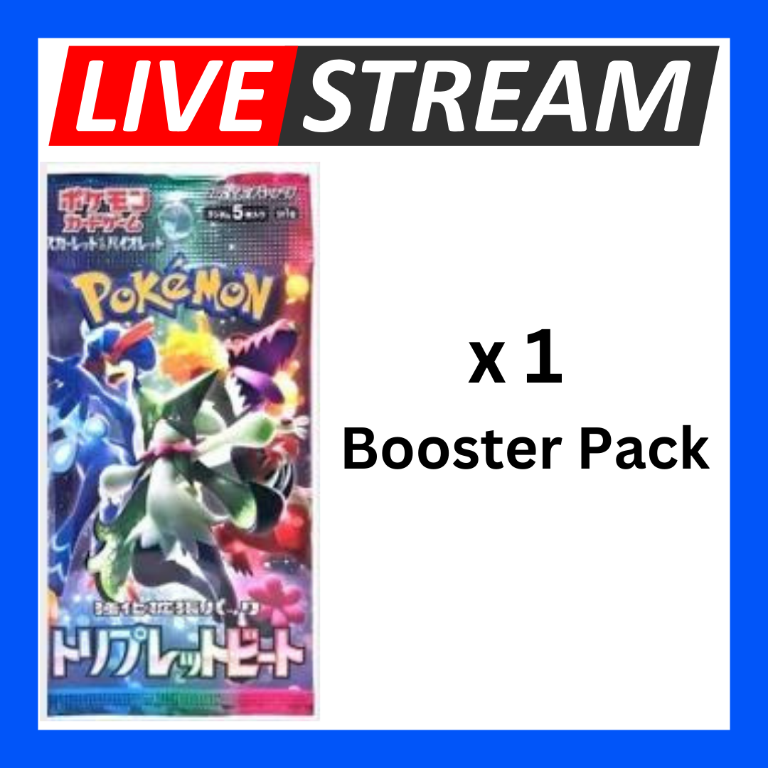 Japanese Booster Packs - Pokemon - Live Streaming