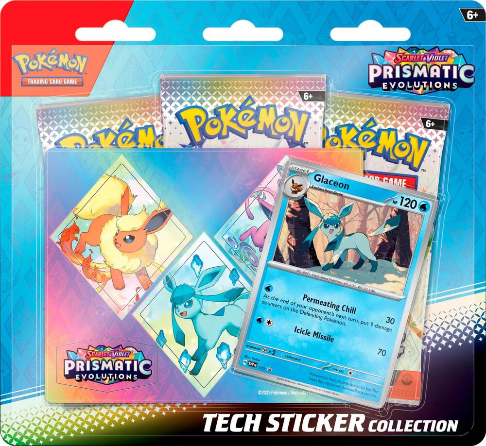 Prismatic Evolutions Tech Sticker Collection (Various Promos)