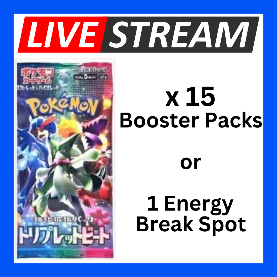 Japanese Booster Packs - Pokemon - Live Streaming