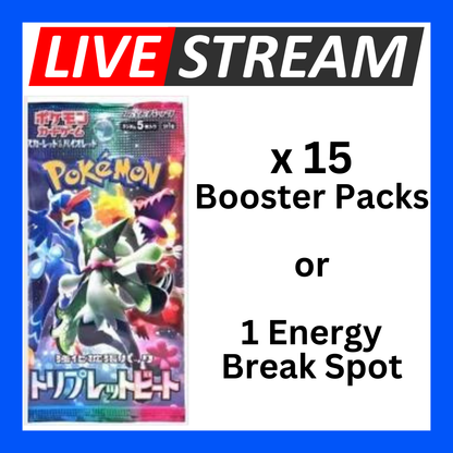 Japanese Booster Packs - Pokemon - Live Streaming