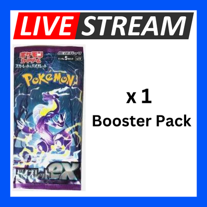 Japanese Booster Packs - Pokemon - Live Streaming