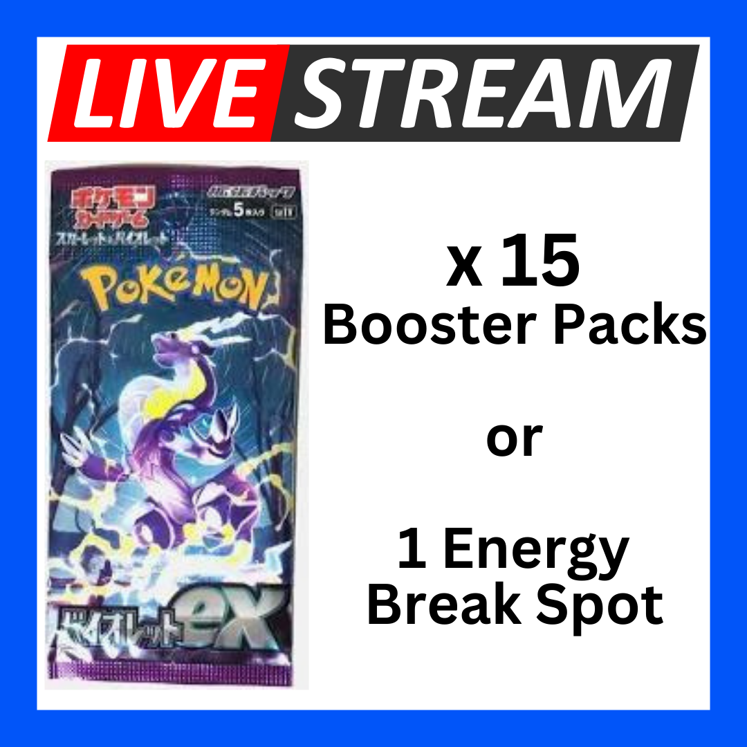 Japanese Booster Packs - Pokemon - Live Streaming