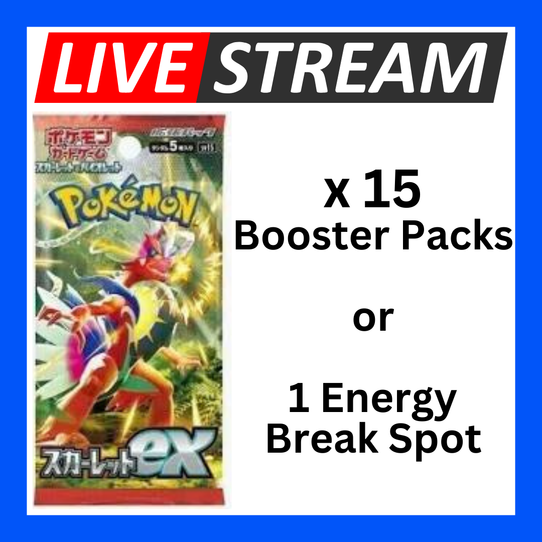 Japanese Booster Packs - Pokemon - Live Streaming