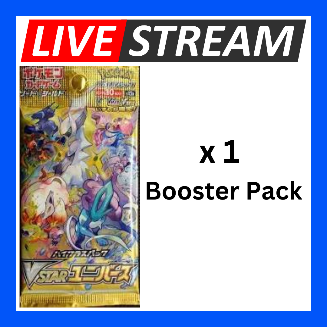 Japanese Booster Packs - Pokemon - Live Streaming