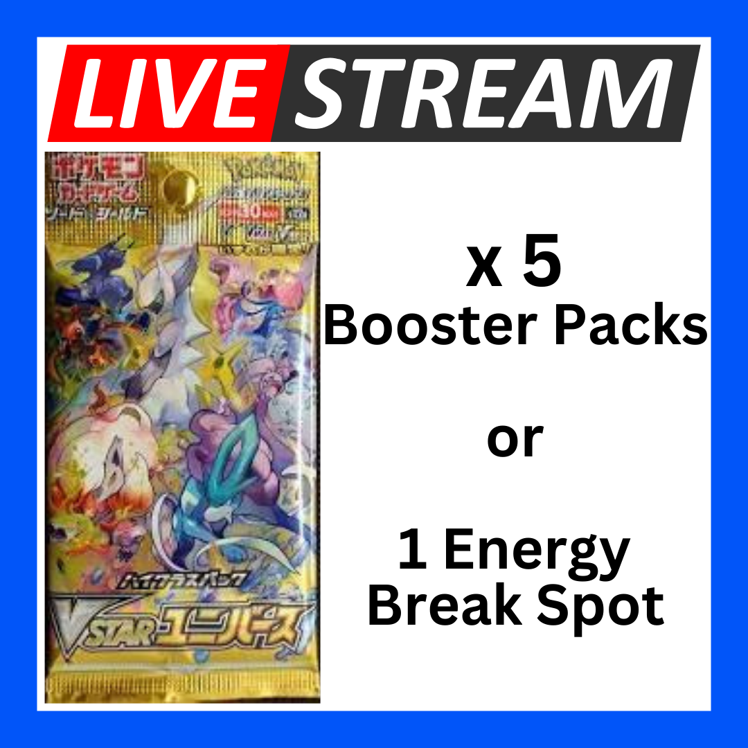 Japanese Booster Packs - Pokemon - Live Streaming