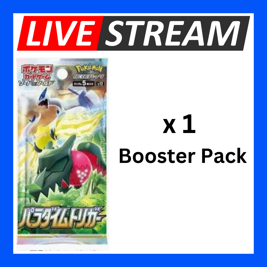 Japanese Booster Packs - Pokemon - Live Streaming