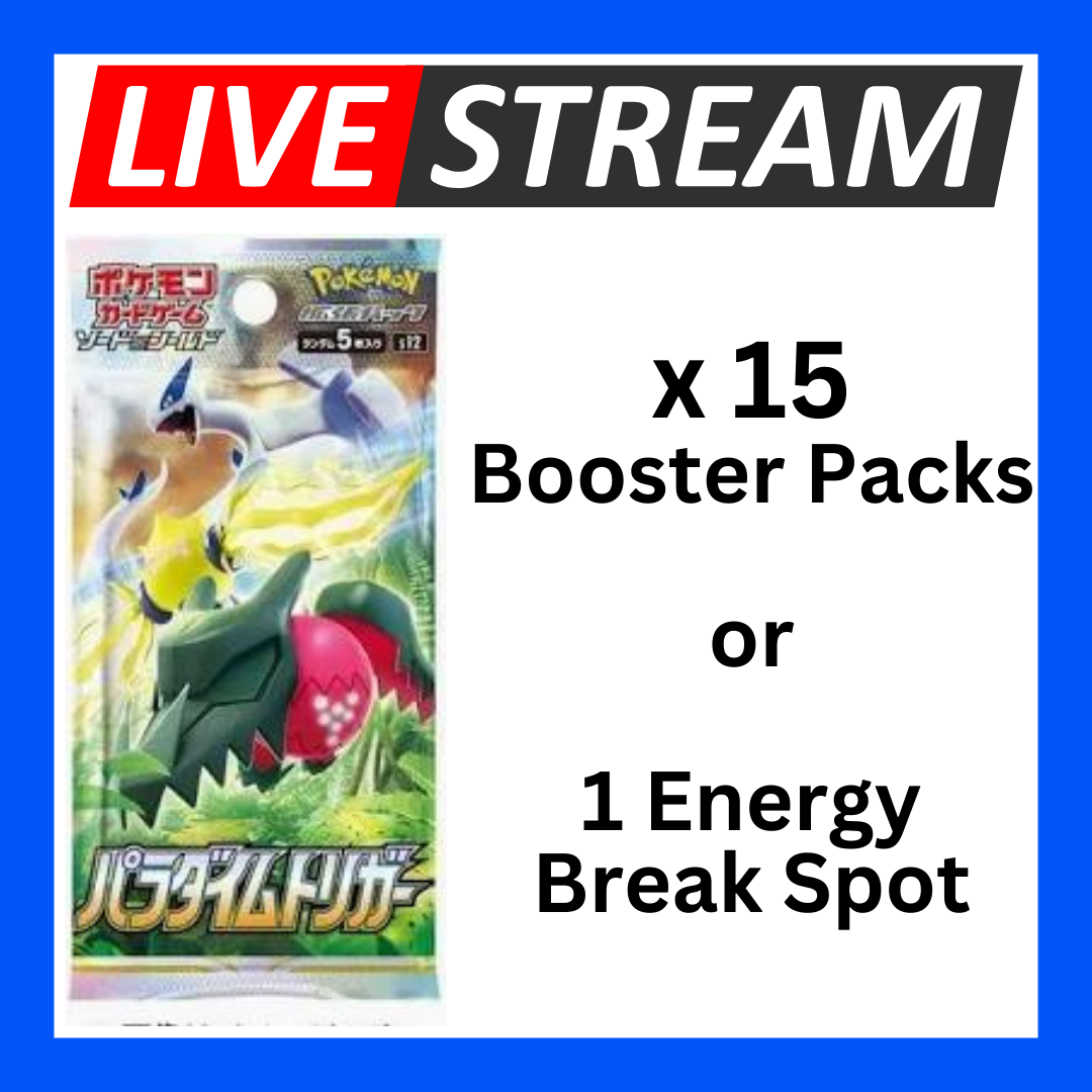 Japanese Booster Packs - Pokemon - Live Streaming