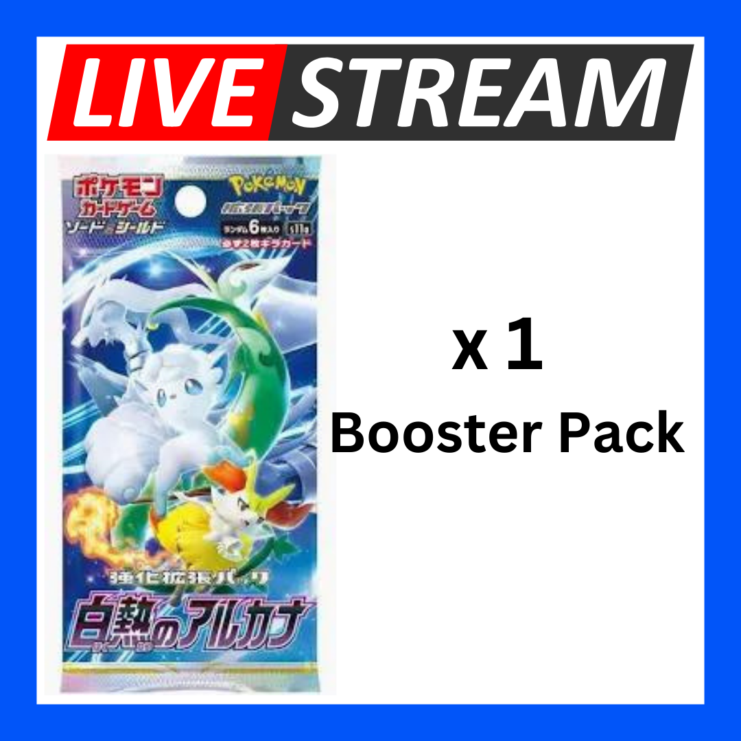 Japanese Booster Packs - Pokemon - Live Streaming