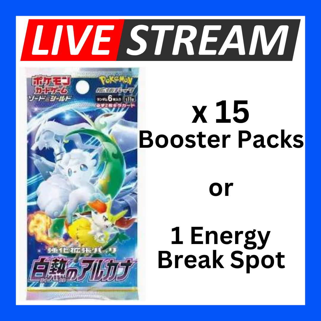 Japanese Booster Packs - Pokemon - Live Streaming