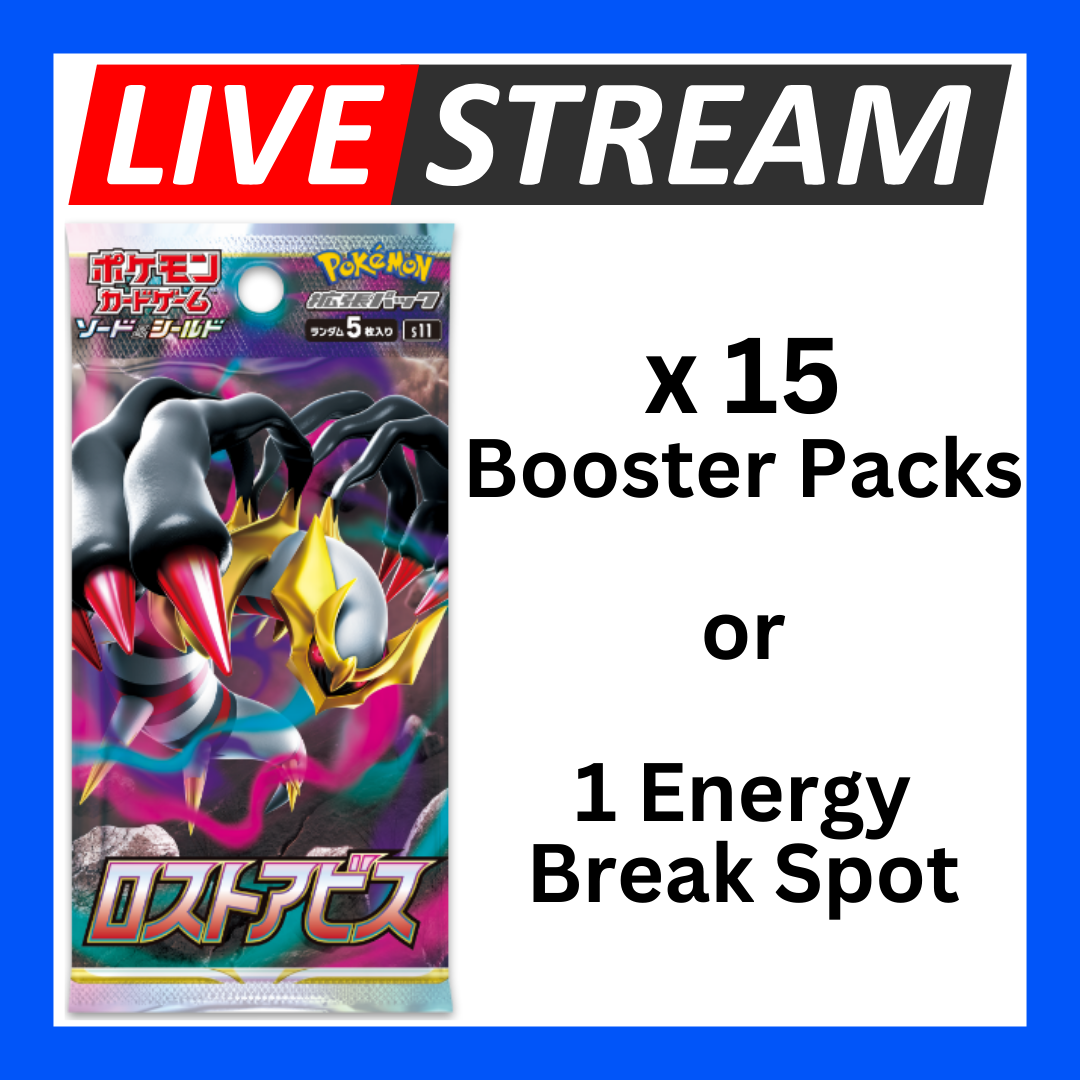 Japanese Booster Packs - Pokemon - Live Streaming