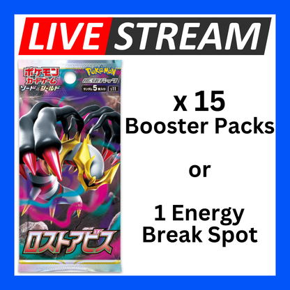 Japanese Booster Packs - Pokemon - Live Streaming