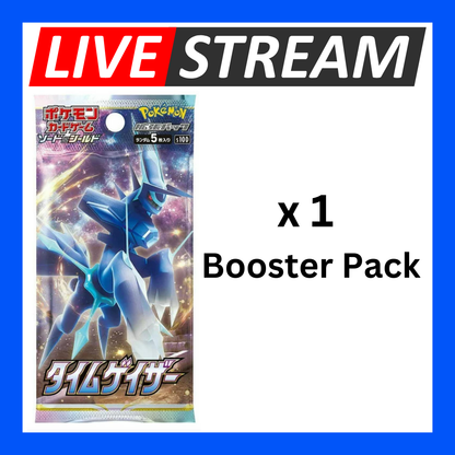 Japanese Booster Packs - Pokemon - Live Streaming