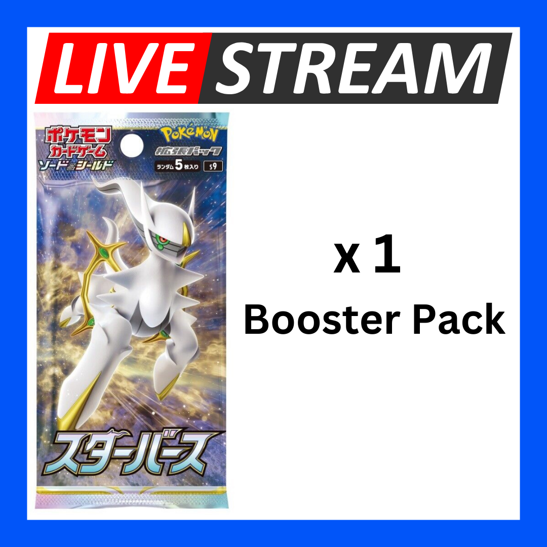 Japanese Booster Packs - Pokemon - Live Streaming