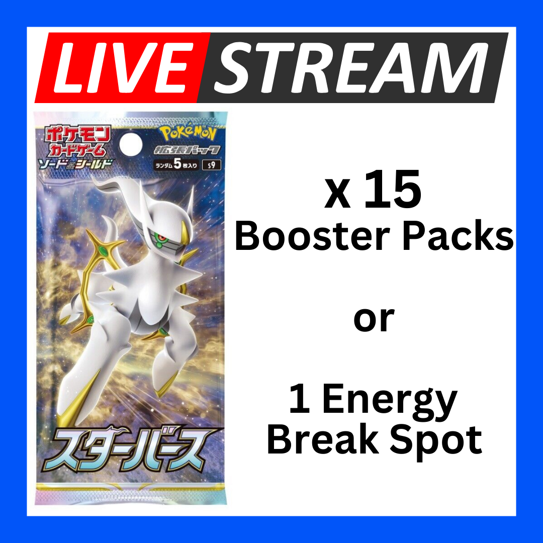 Japanese Booster Packs - Pokemon - Live Streaming