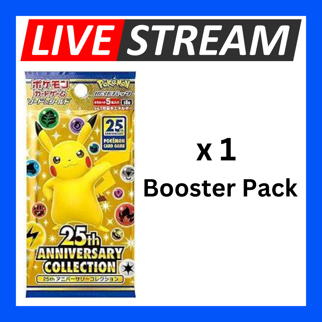 Japanese Booster Packs - Pokemon - Live Streaming