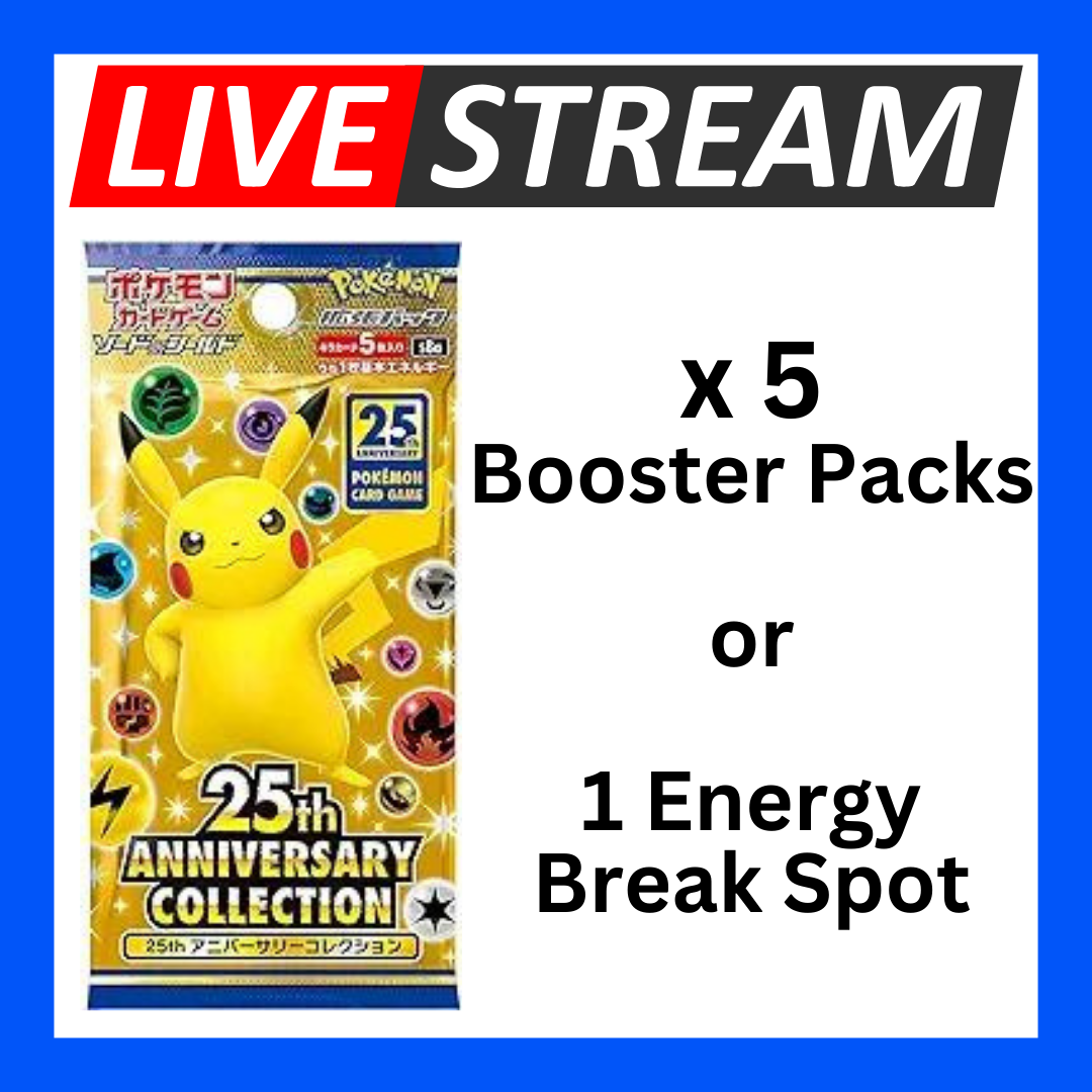 Japanese Booster Packs - Pokemon - Live Streaming