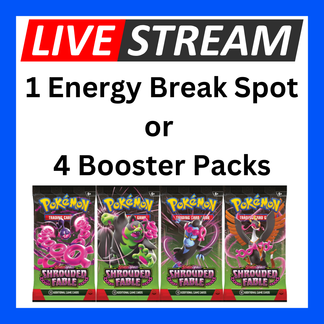 Live Energy Break Game - 8 spots - 32 packs - Pokemon