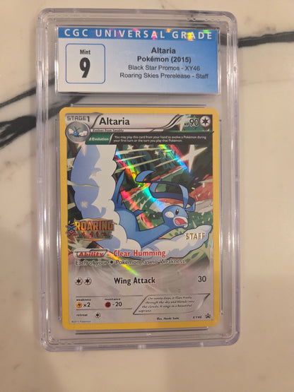 Pokemon 2015 Roaring Skies Prelease Promo [Staff] #XY46 Altaria CGC 9