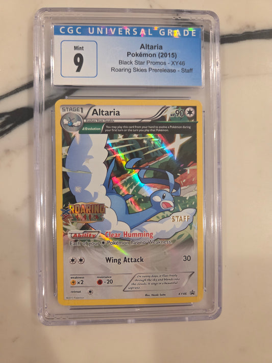 Pokemon 2015 Roaring Skies Prelease Promo [Staff] #XY46 Altaria CGC 9